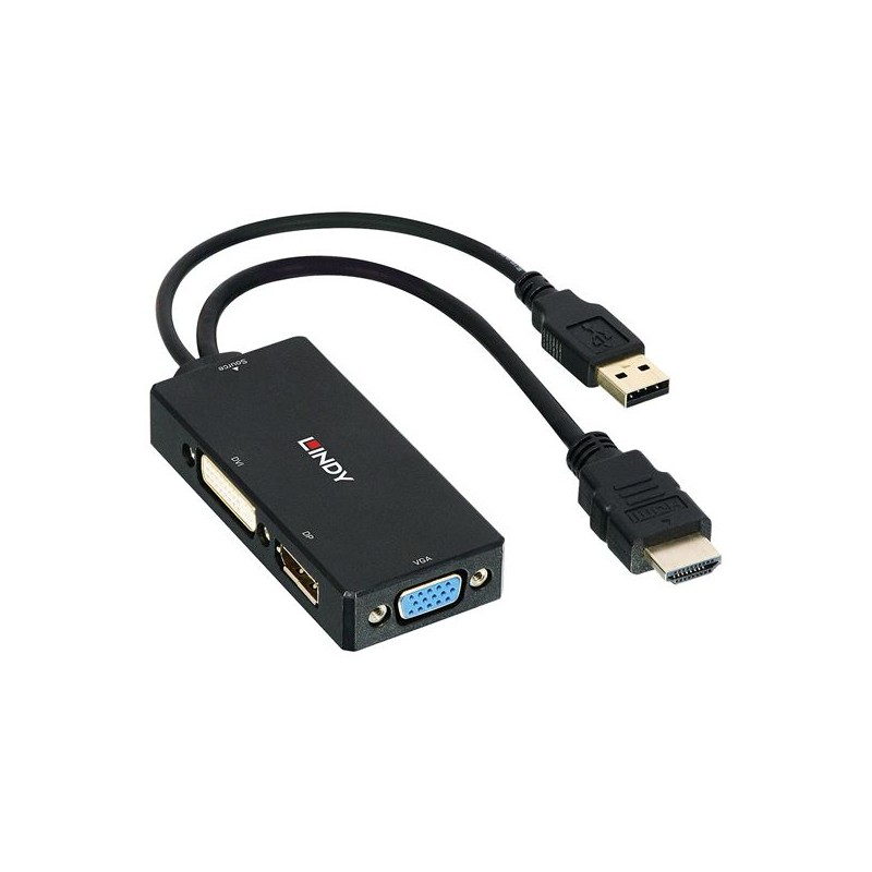 CONVERTITORE DA HDMI A DP/DVI/VGA