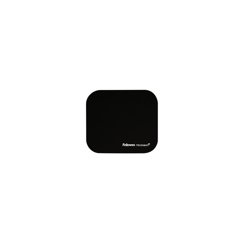 Fellowes Mouse Pad con Microban, Nero