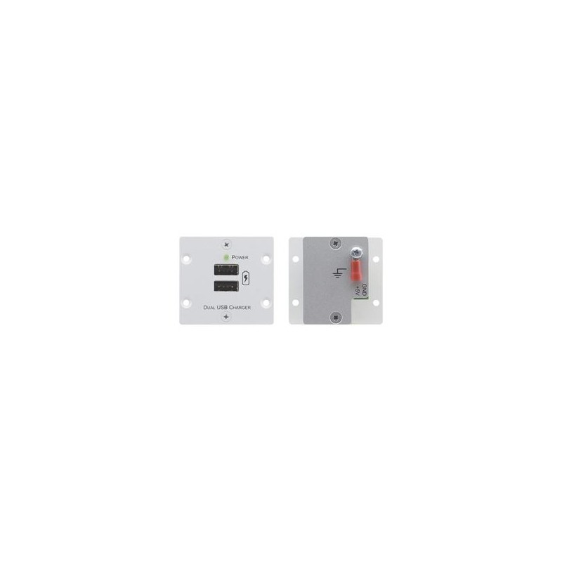 W-2UC - DUAL USB 2A CHARGING WALL PLATE